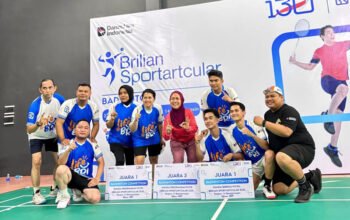 Tim Badminton Putra dan Putri Region 14 Banjarmasin Pertahankan Gelar di BRILian SportartCular 2025 9 8 Badminton