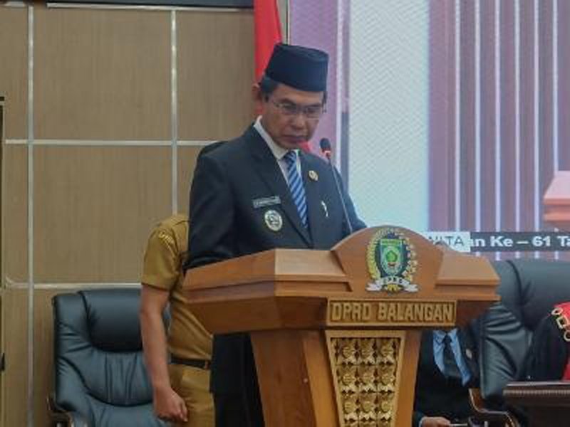 Wabup Hadiri Rapat Paripurna Pelantikan PAW Wakil Ketua II DPRD Balangan 1 Hal 2 Bal 3 klm 6
