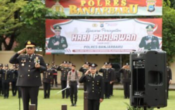 Kapolres Banjarbaru Ajak Generasi Muda Teladani Semangat Juang Para Pahlawan 8 Hal 6 3 KLM BJB 2 3