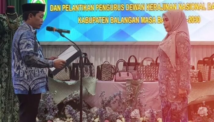 Dekranasda Balangan Resmi Dikukuhkan, Linda Wati Harapkan Penguatan IKM/UMKM
