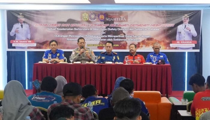 Kurangi Risiko di Jalan, Ratusan Relawan Damkar Banjarmasin Dapat Pelatihan Safety Driving