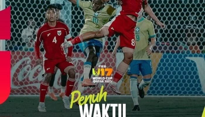 Indonesia Dibungkam Brazil 0-4, Zambia Hajar Honduras 5-2 di Piala Dunia U-17
