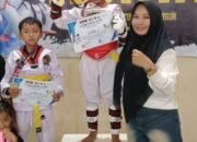 Siswa Kelas 1 SD di Kotabaru Juara Pertama Taekwondo KOTF Banjarmasin