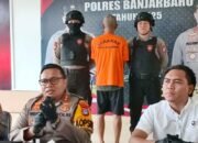 Residivis AG Ditangkap Usai Siram Cairan Diduga Air Keras dan Rusak Rumah Mantan Istri di Banjarbaru