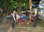 Pastikan Keamanan Lingkunga, Polsek Pulau Sembilan Perkuat Patroli dan Sosialisasi 110