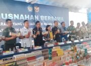 DJBC Kalsel Musnahkan Rokok dan Miras Ilegal Rp5,3 Miliar