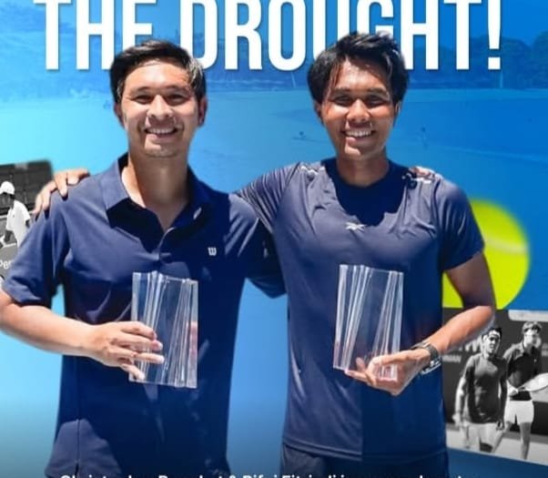 Petenis Asal Banjarmasin, Rifqi Fitriadi Berpasangan dengan Rungkat Juara Ganda Turnamen M15 Kuala Lumpur 1 IMG 20251122 WA0064