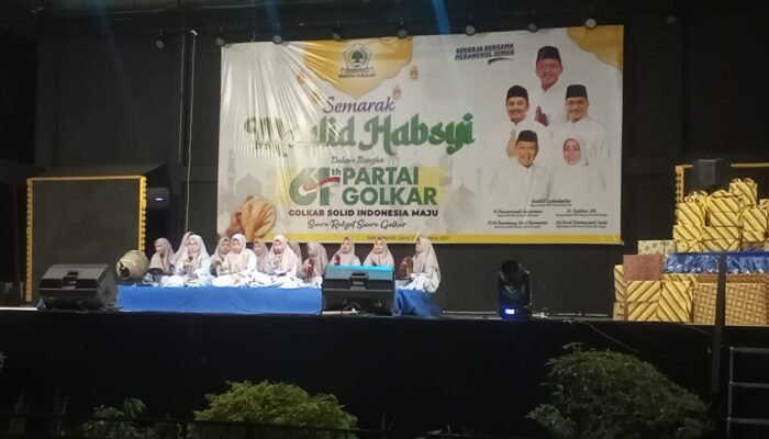 Rangkaian HUT ke-61, Golkar Kalsel Gelar Semarak Maulid Habsyi