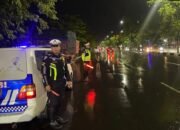 Satlantas Polresta Banjarmasin Gencarkan Patroli Malam, Belasan Kendaraan Terjaring Aksi Balap Liar