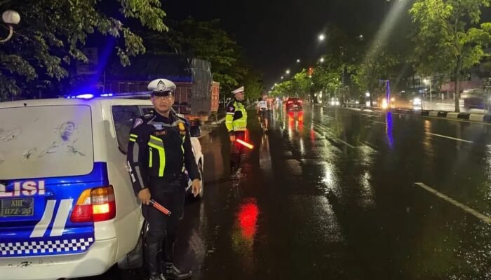 Satlantas Polresta Banjarmasin Gencarkan Patroli Malam, Belasan Kendaraan Terjaring Aksi Balap Liar