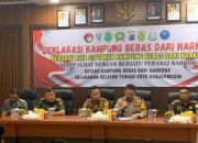 Satresnarkoba Polresta Banjarmasin Kukuhkan Kelayan Tengah Sebagai Kampung Bersih Narkoba