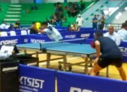 Pemain Kalsel Khalil ke Semifinal, Nadwa Terhenti di 8 Besar Kejurnas Tenis Meja di Banjarmasin