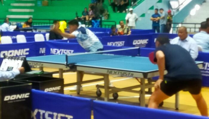 Pemain Kalsel Khalil ke Semifinal, Nadwa Terhenti di 8 Besar Kejurnas Tenis Meja di Banjarmasin