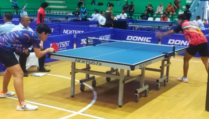 Pemain Kalsel, Khalil Terhenti di Semifinal dan Kayla Gugur di Delapan Besar di Kejurnas Tenis Meja Banjarmasin
