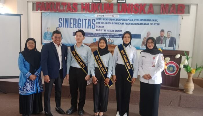 FH UNISKA dan DP3AKB Kalsel Perkuat Sinergi Sosialisasi Aksara Keltas, Mahasiswa Ditunjuk Jadi Wakil Program