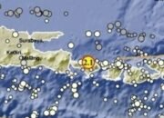 Sembilan Rentetan gempa Kecil Landa Buleleng Bali 26-27 November