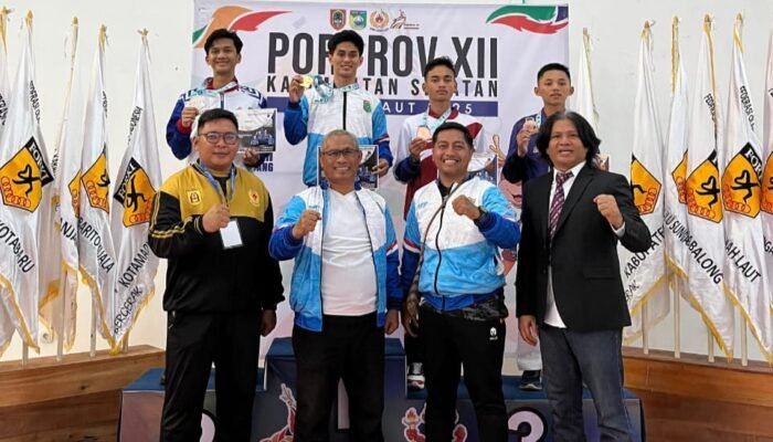 Atlet Karate Personil Polres Kotabaru Raih Medali di Porprov XII Kalsel