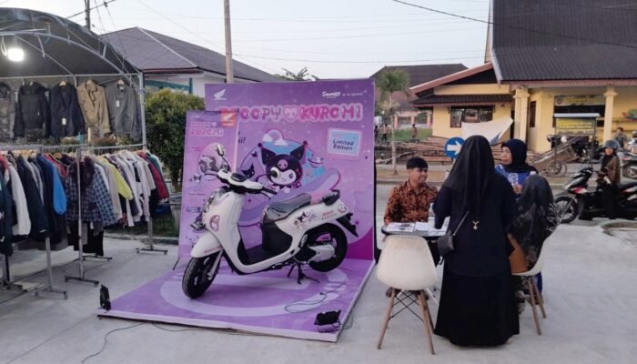 Honda Scoopy Kuromi Sapa Pengunjung di Banjarmasin