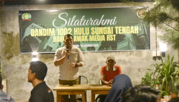 Silaturahmi, Dandim 1002/HST Dorong Pemberitaan Positif untuk Daerah