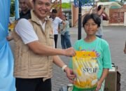 Shooting Bola Basket ke Keranjang Dapatkan Beras SPHP