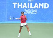 Rifqi Melaju ke Semifinal Tenis Tunggal Putra