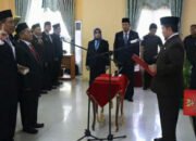 Bupati Saiful Lantik Sembilan Pejabat Eselon II Pemkab Katingan