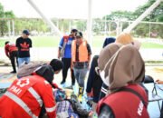 Bupati Tinjau Dapur Umum Banjir Kandangan