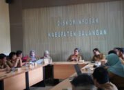 Perkuat Kemitraan, Diskominfosan Balangan Lakukan Pembinaan KIM Desa 