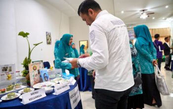 DKP3 Balangan Cegah Stunting dengan Lomba Masak Serba Ikan 8 Hal 2 Bal 3 klm