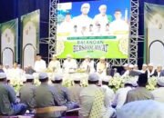 Ribuan Jemaah Lantunkan Sholawat bersama Habib Ali Zainal Abidin Assegaf