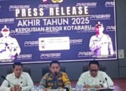 Jumpa Pers Polres Kotabaru Tutup Tahun 2025