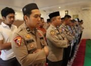 Anggota Polres HST Gelar Shalat Ghaib dan Doa Bersama untuk Korban Bencana Alam