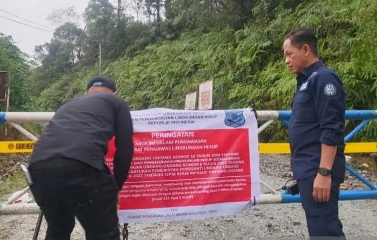 Perusahaan di DAS Batang Toru Dihentikan Operasional Sementara oleh Menteri LH 1 IMG 20251206 WA0023