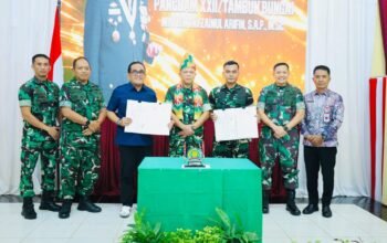 Bupati HSU H Sahrujani Sambut Kedatangan Pangdam XXII /Tambun Bungai 8 IMG 20251207 WA0083