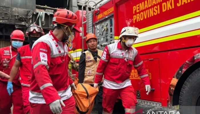 Korban Tewas Kebakaran Ruko Jadi 22 Orang