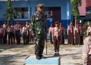 Babinsa Beri Motivasi Siswa PPOS Gudep 06.083-06.084