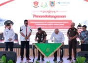 Perkuat Kepastian Hukum Pelaksanaan Pembangunan di Kalsel, Gubernur H Muhidin Pimpin MoU dengan Kepala Kejaksaan Tinggi