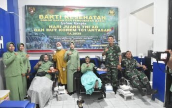 TNI AD Perkuat Kepedulian Sosial Lewat Donor Darah dan Pengobatan Massal 5 IMG 20251211 WA0021