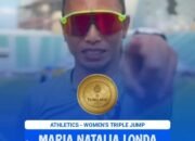 Maria Natalia Londa Sabet Emas di Lompat Jangkit Putri di SEA Games 2025
