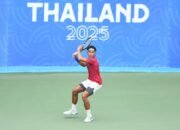Petenis Asal Banjarmasin, Rifqi Ditantang Tunggal dan Ganda Putra Thailand di Semifinal SEA Games 2025
