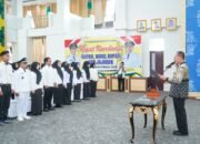 Bupati Tapin Lantik Pj Kades dan 60 Orang Perangkat Desa