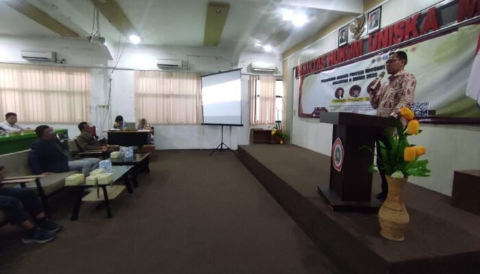 Buka PKPA Angkatan V, WR III UNISKA Tekankan Profesionalisme dan Etika Advokat