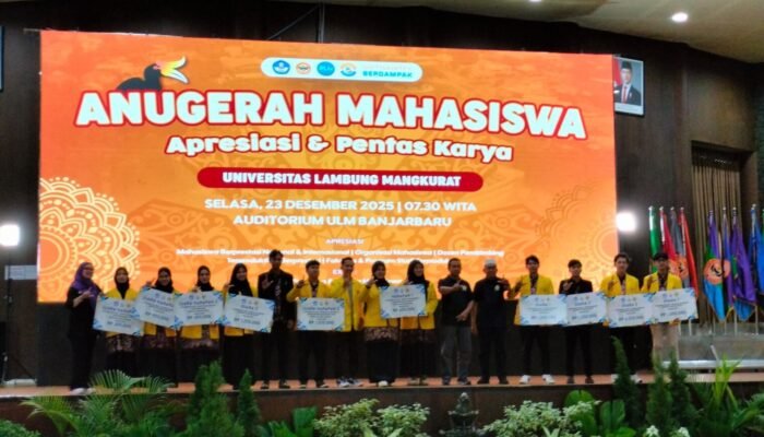Anugerah Mahasiswa 2025, ULM Apresiasi Prestasi dan Pentas Karya Telenta