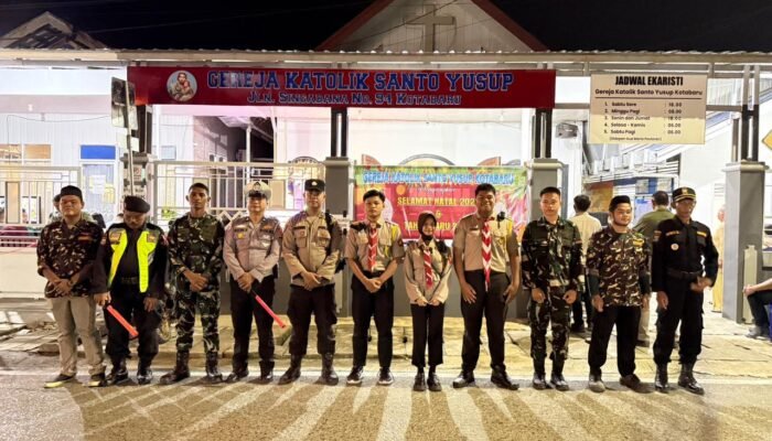 Pengamanan Ibadah Perayaan Natal 2025 di Wilayah Pulau Laut Utara dan Pulau Laut Sigam