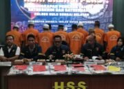 Polres HSS Bekuk 121 Tersangka Narkoba dan Ungkap 119 Tindak Kejahatan