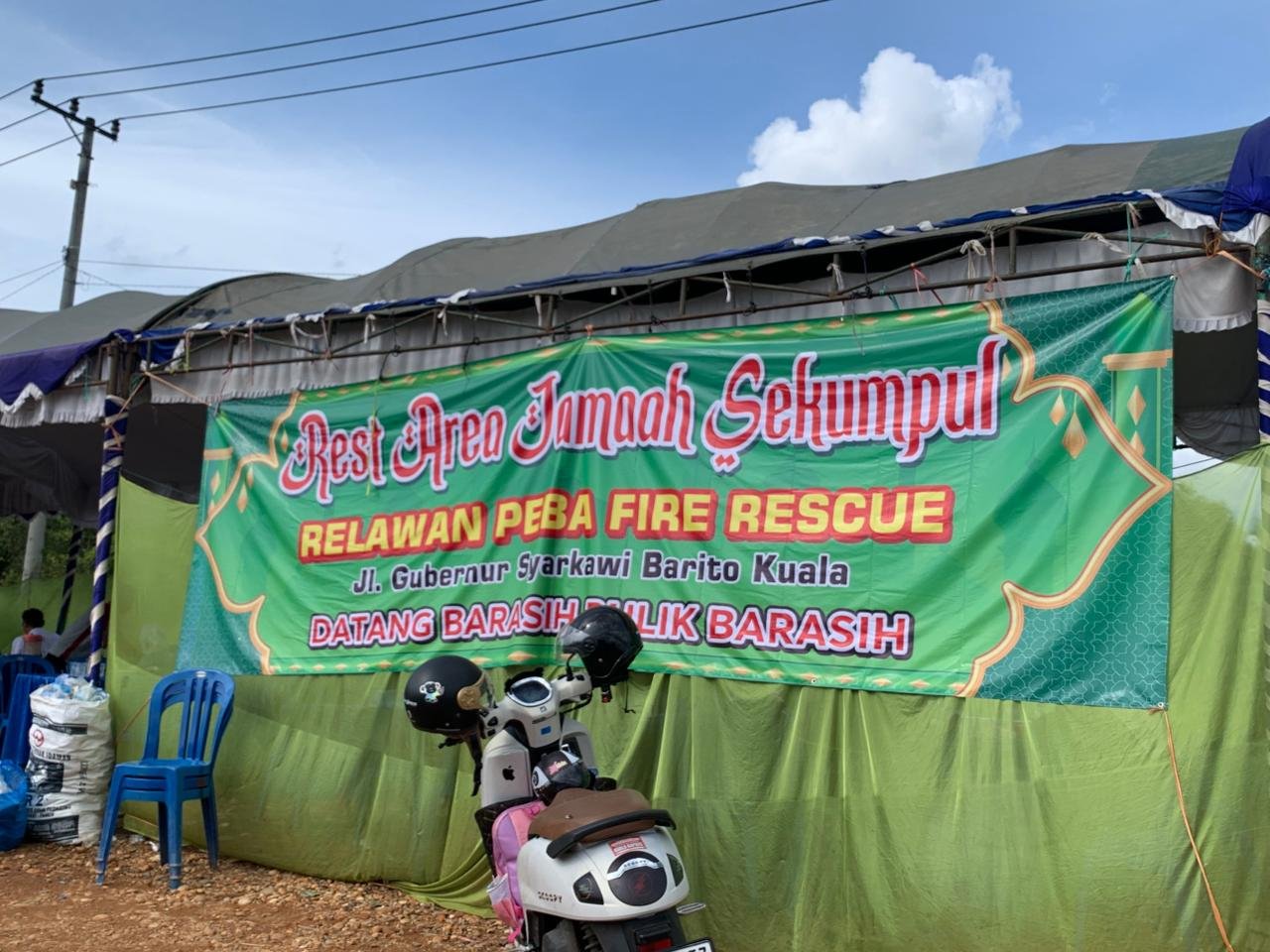 Dari Makan Hingga Servis Motor Gratis, Rest Area Jalan Gubernur Syarkawi Layani Jamaah 5 Rajab Sekumpul 1 IMG 20251228 WA0067