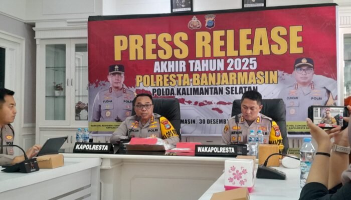 Kaleidoskop Akhir Tahun 2025, Gangguan Kamtibmas di Banjarmasin Menurun