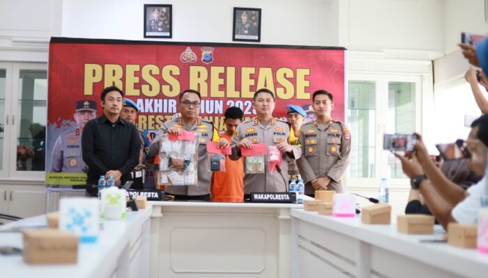 Polsek Banjarmasin Timur Bongkar Jaringan Narkoba Akhir Tahun, Sita Ribuan Gram Sabu dan Puluhan Ekstasi