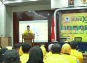 Hasnuryadi Tutup Musda XI Golkar Tanah Laut, H Agus Prasetya Terpilih Aklamasi