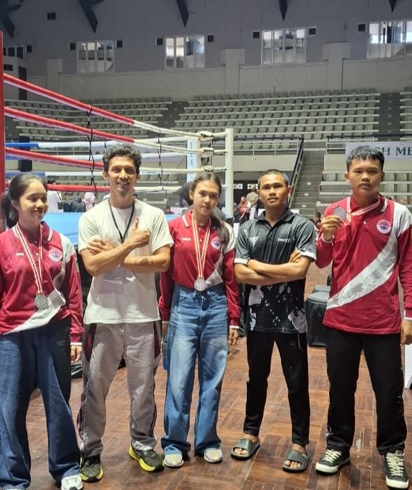 Kalsel Raih 3 Medali Perak dan 4 Perunggu di Kejurnas Kick Boxing Jakarta 1 IMG 20251202 145604